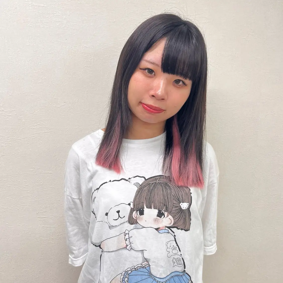 セミロング カラー カラーモデル募集中 ‎🤍AMANE🤍のヘアスタイル