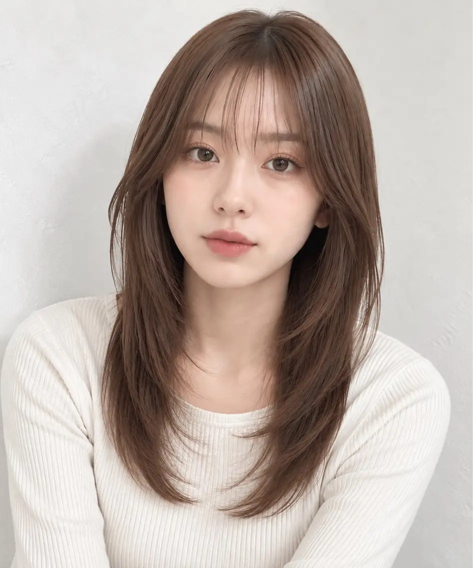 セミロング カット ヘアカラー トリートメント 🌟髪質改善と艶 ✨相場つかさのヘアスタイル