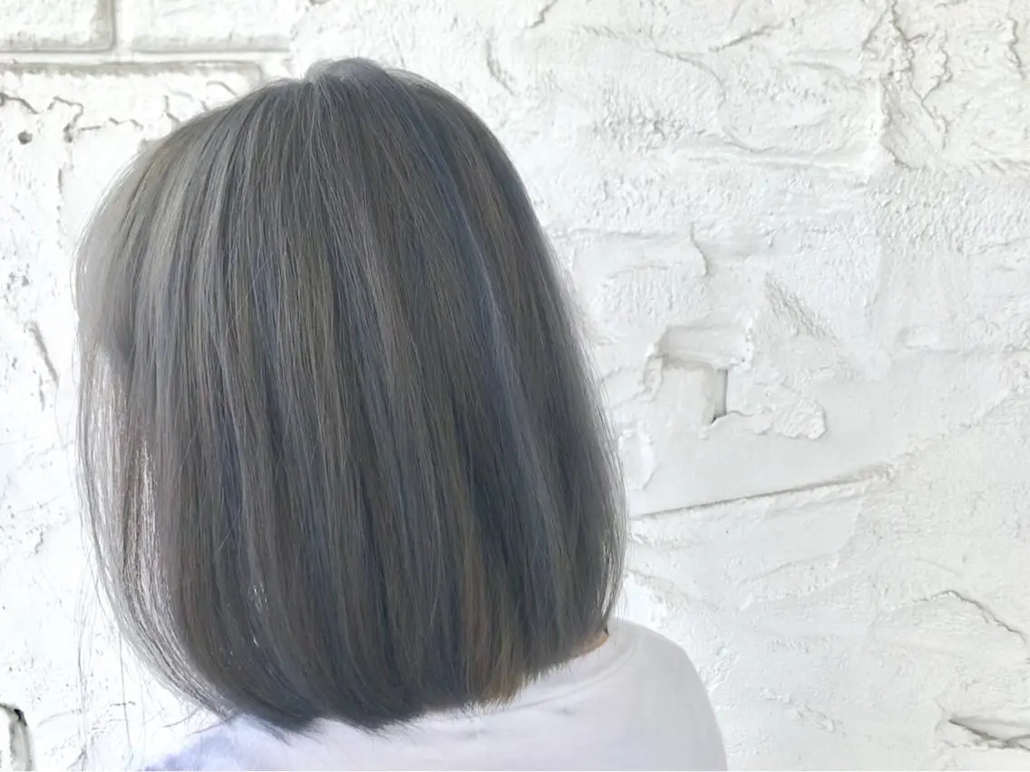 ミディアム カラー Gain池下 レディースのヘアスタイル