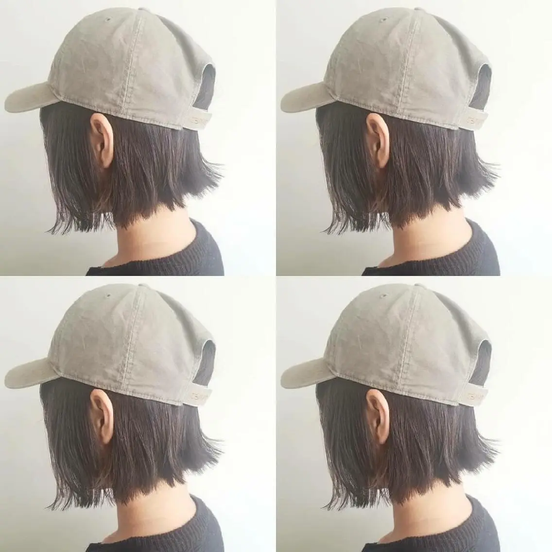 カラー ショート ヘアアレンジ 切りっぱなしボブ ボブ iplus　眉毛と まつげパーマ専門店のマツエク・マツパデザイン