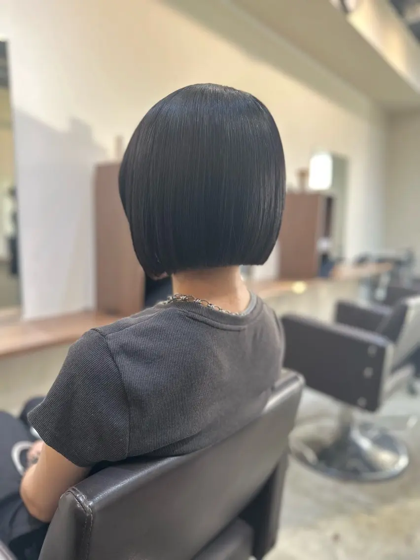 ショート カラー パーマ 平日オススメ✨ コスパ&タイパ✨山下のヘアスタイル