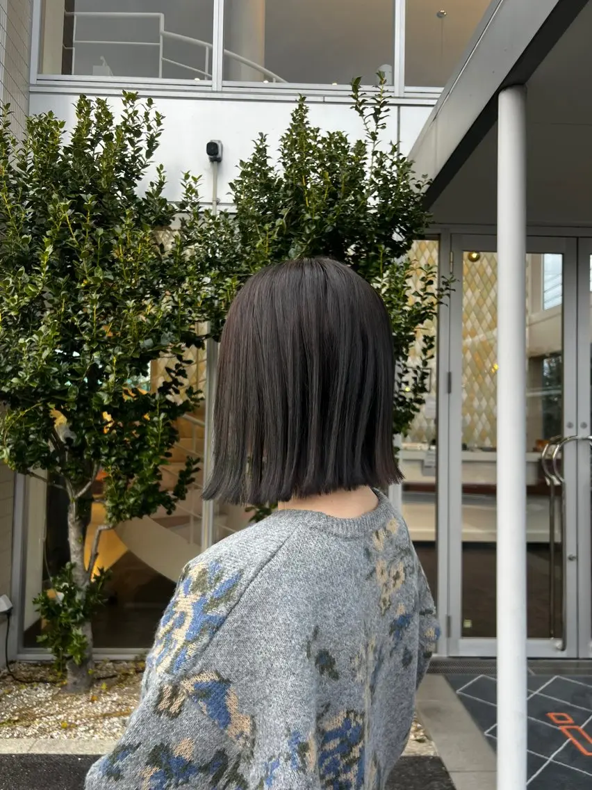 ミディアム ボブ 安藤 暁のヘアスタイル