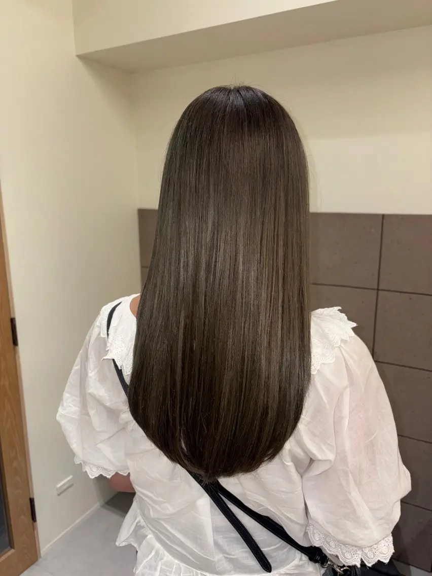 ロング ヘアカラー トリートメント natsuki /HUIのヘアスタイル