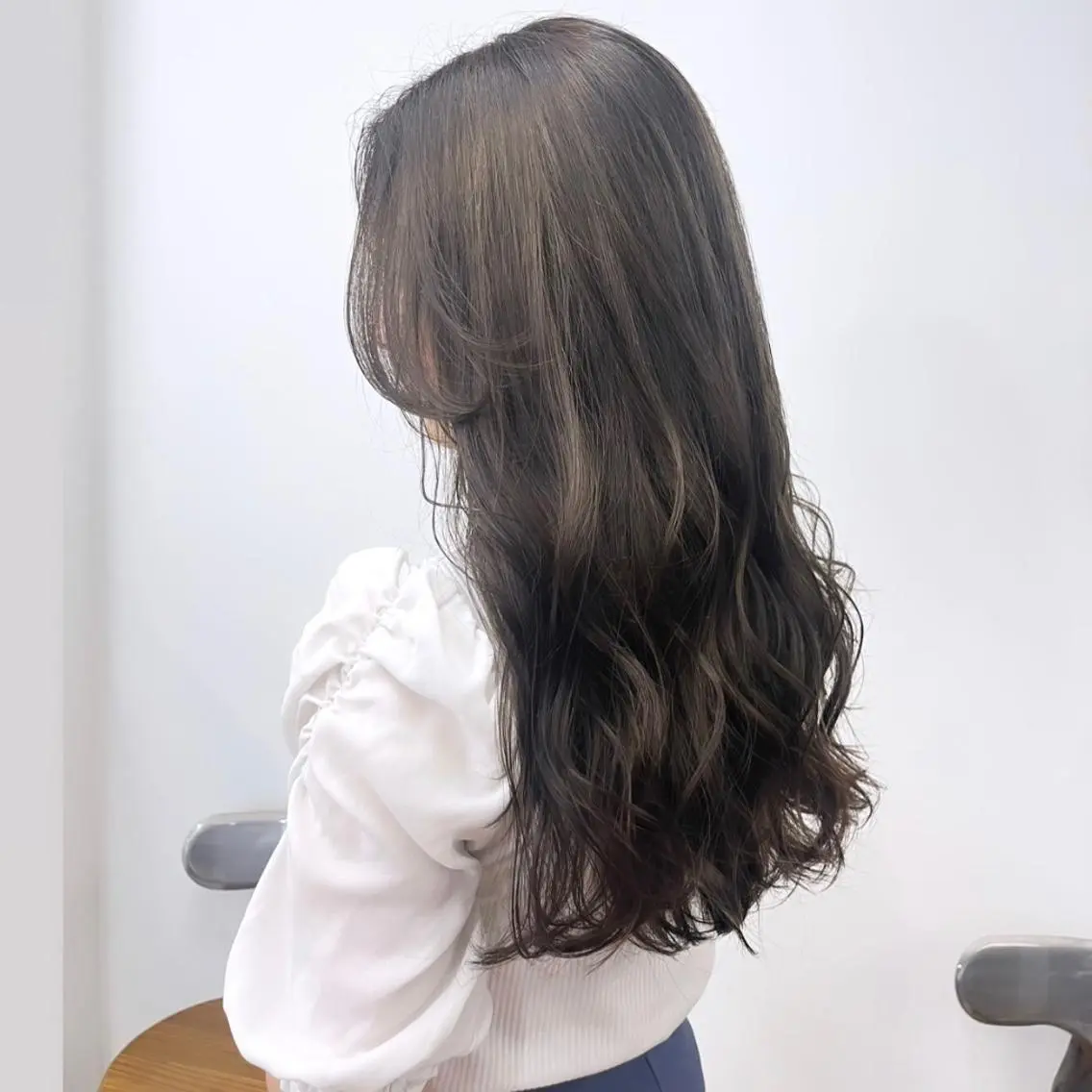 セミロング カラー ヘアアレンジ 成人式 結婚式・ブライダル グレージュ オリーブグレージュ オリーブグレー HIROKO / 透明感暖色カラー🎀のヘアスタイル