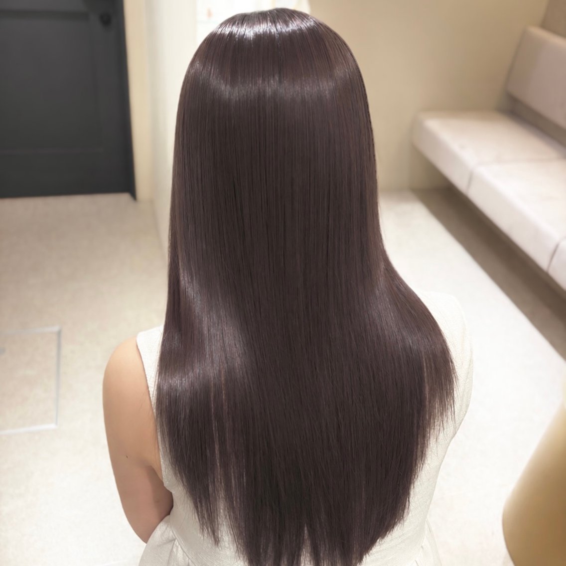 セミロング カット ヘアカラー トリートメント 髪質改善/縮毛/銀座 ERIのヘアスタイル
