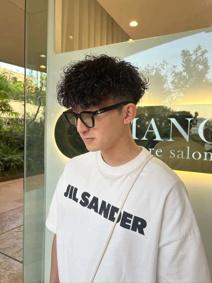 パーマ メンズ メンズパーマ 波巻きパーマ ニュアンスパーマ カット パーマ yuuri🎱 メンズパーマ特化のヘアスタイル