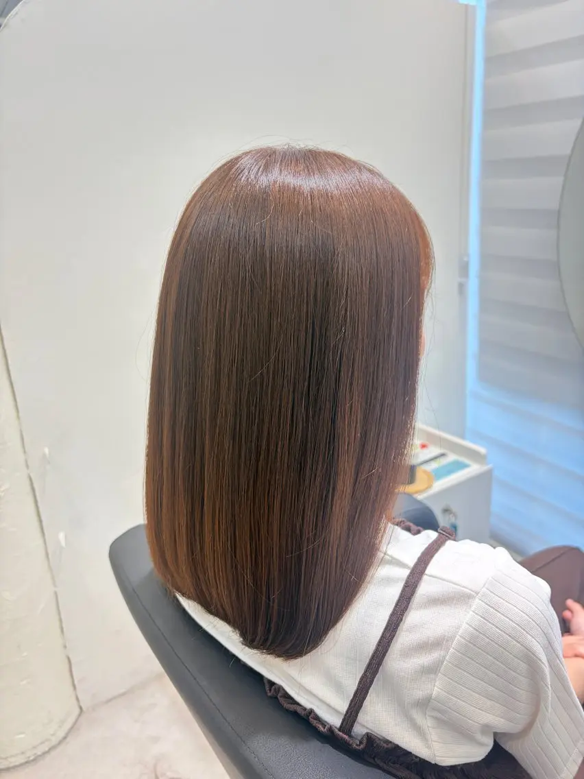 ミディアム ヘアカラー トリートメント IENA／髪質改善 ／TAKUMAのヘアスタイル