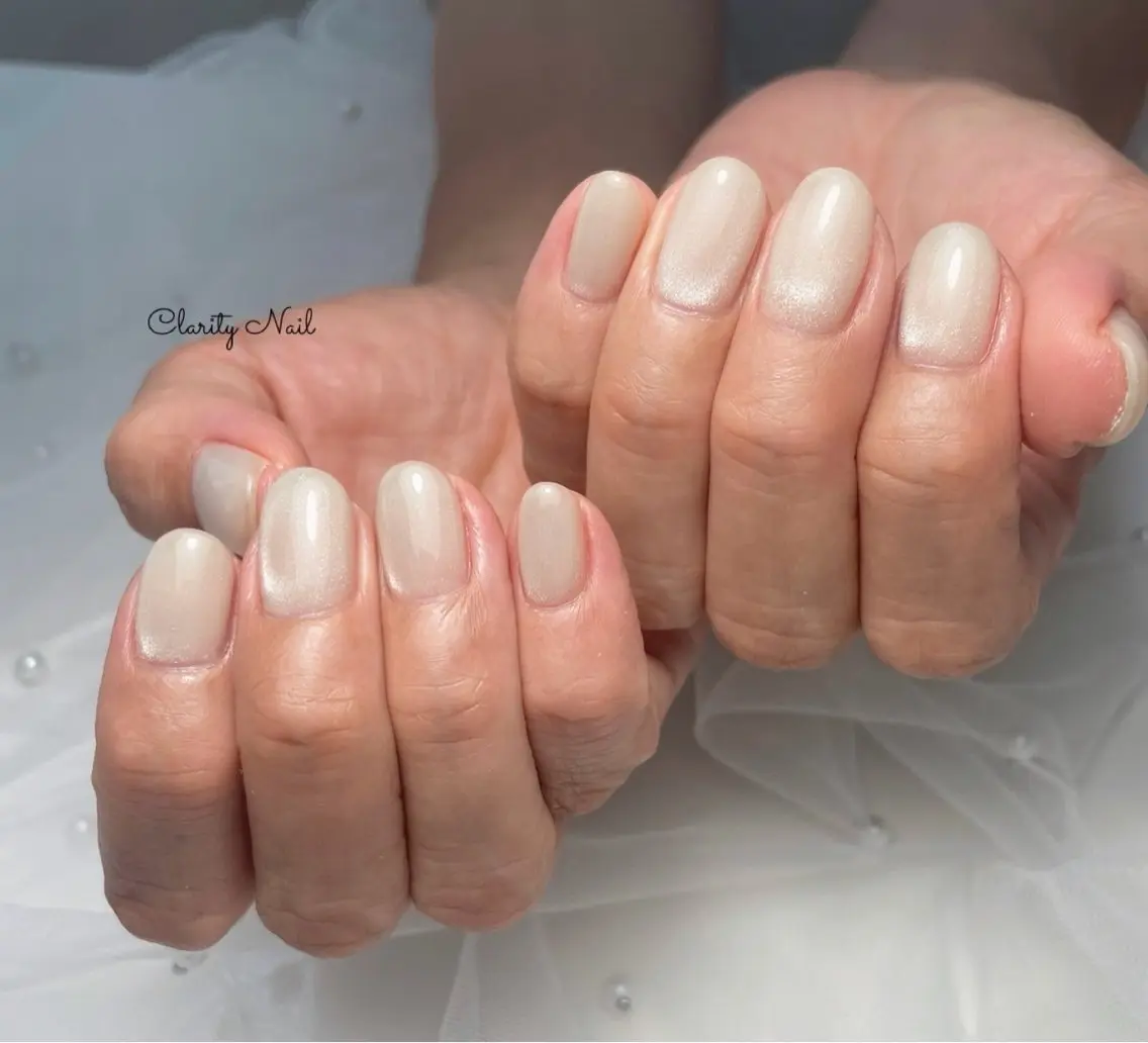 ネイル マグネットネイル ワンカラーネイル ハンドネイル Clarity Nailのネイルデザイン