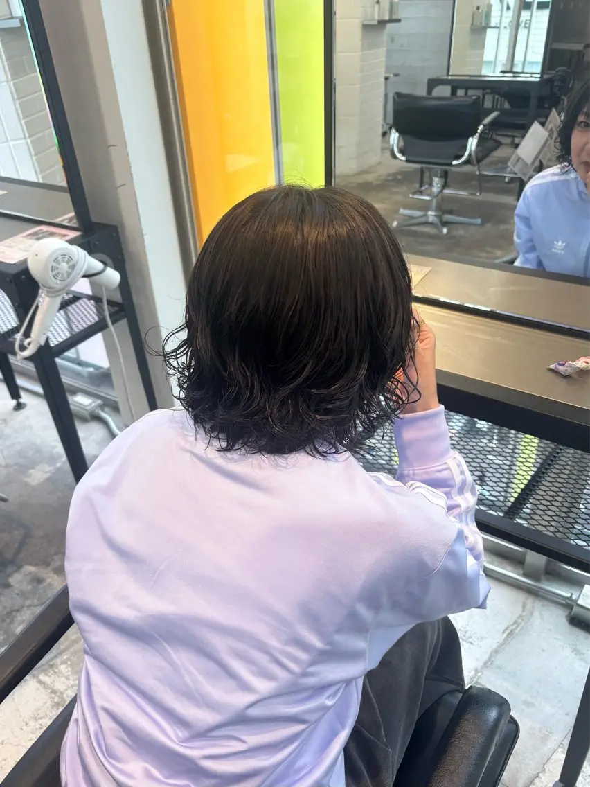 ショート カラー カット パーマ レイヤー sala 推しカラー職人🎀のヘアスタイル