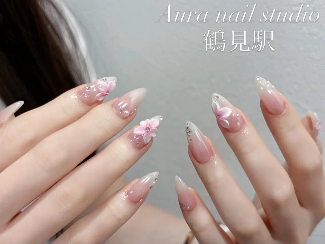 ネイル ハンドネイル AURA NAIL 🌟鶴見店のネイルデザイン