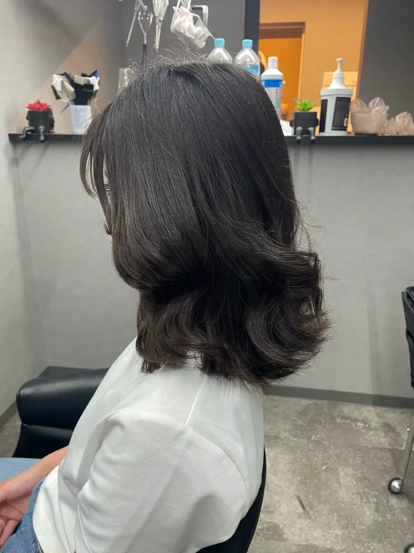 ミディアム カラー ヘアアレンジ 🌻ミラクル美容師 🌻✨クッポ✨のヘアスタイル