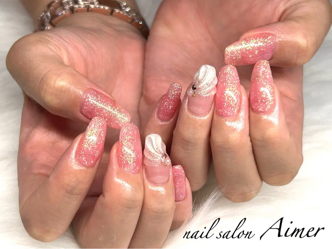 ネイル ハンドネイル nail salon Aimerのネイルデザイン