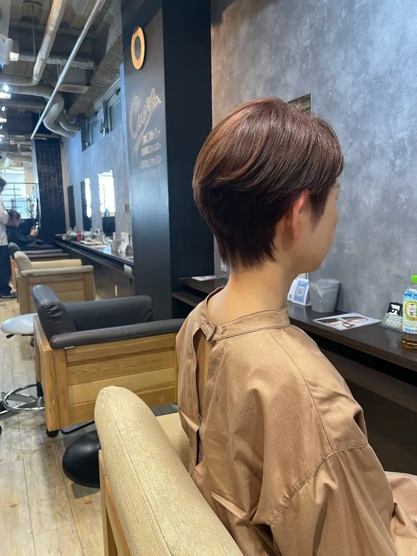 ショート カラー ショートヘア cuore_ miriのヘアスタイル