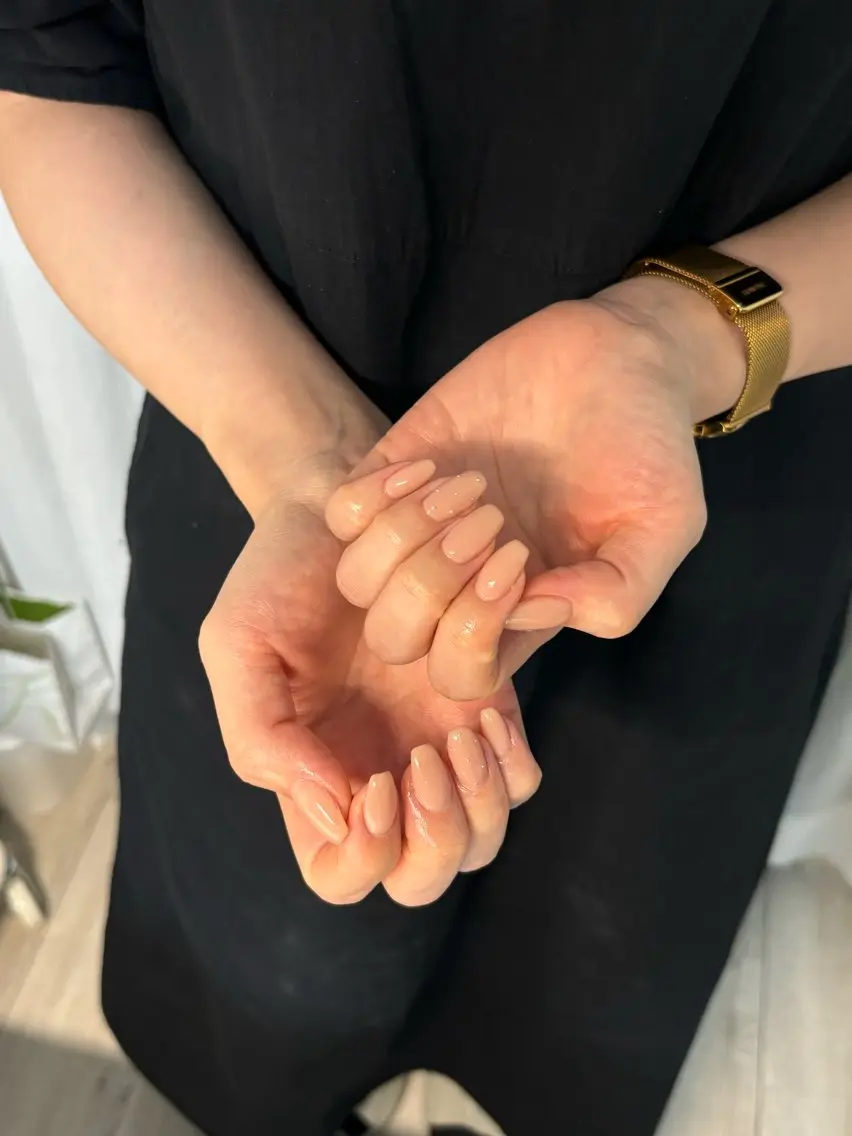 ネイル ワンカラーネイル ストーンネイル 京橋/ Lance nail Minaのネイルデザイン