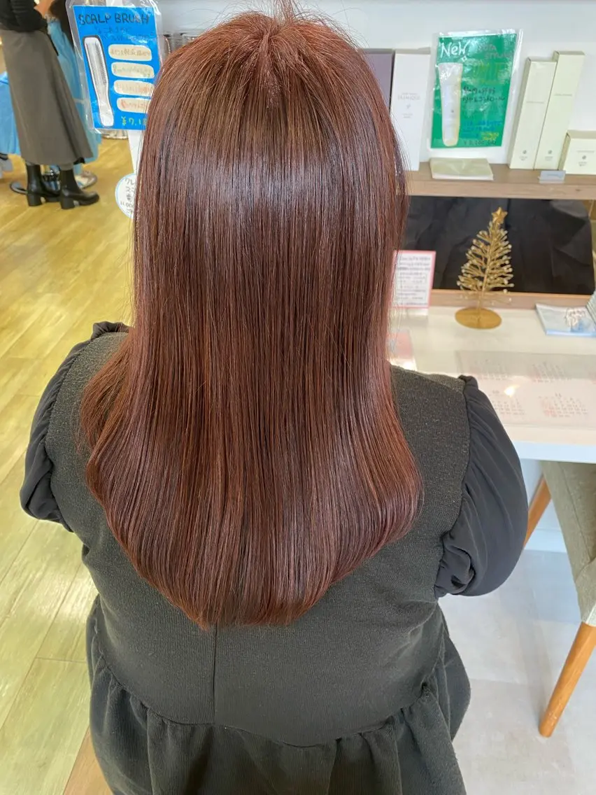 セミロング カット ヘアカラー 美容室ブランシュ 中島店🔆のヘアスタイル