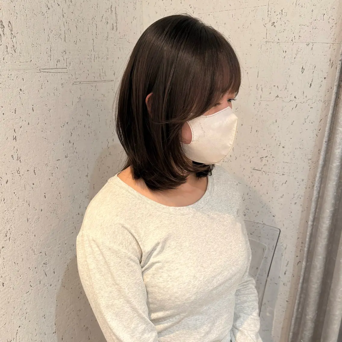 ミディアム カラー カット ヘアカラー トリートメント mai / linoah˚✧のヘアスタイル