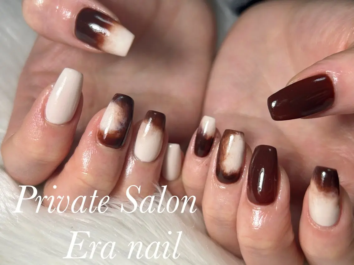 ネイル ニュアンスネイル ハンドネイル Era nailのネイルデザイン