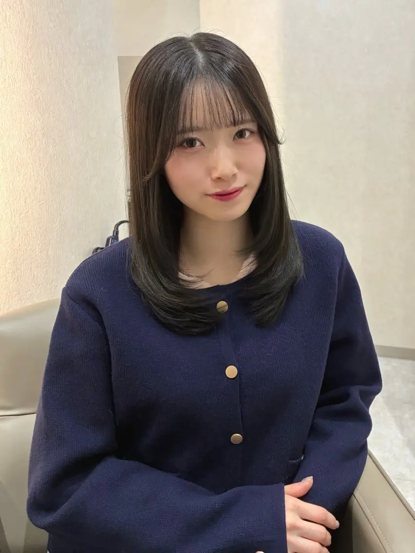 ミディアム 髪質改善 レイヤーカット 縮毛矯正 髪質改善/レイヤー 本田拓也のヘアスタイル