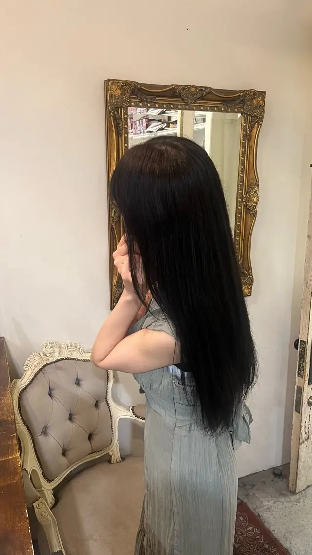 カラー 北川 茉奈のヘアスタイル