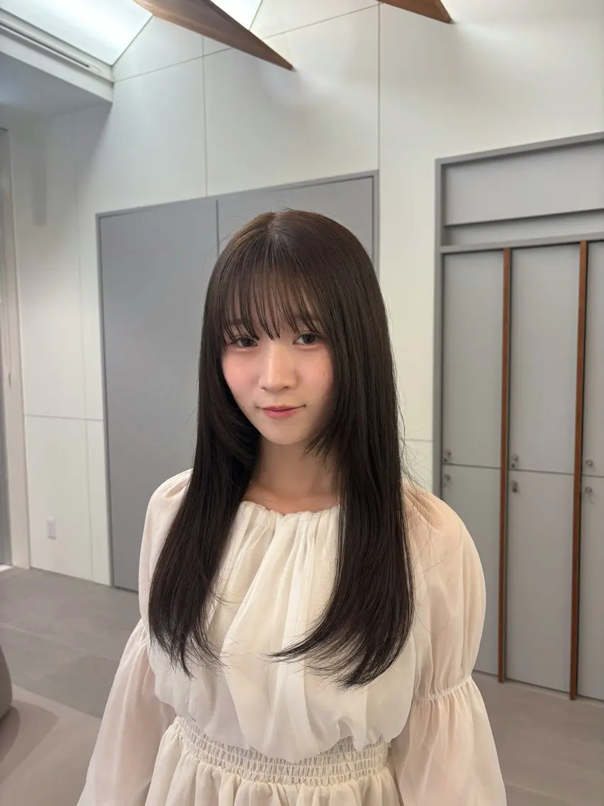 ロング ヘアカラー トリートメント カラーモデル 🍬Sena🐩のヘアスタイル