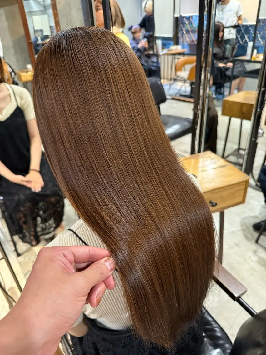 セミロング 髪質改善 お気に入り数2.3万 🏆SHO🏆のヘアスタイル