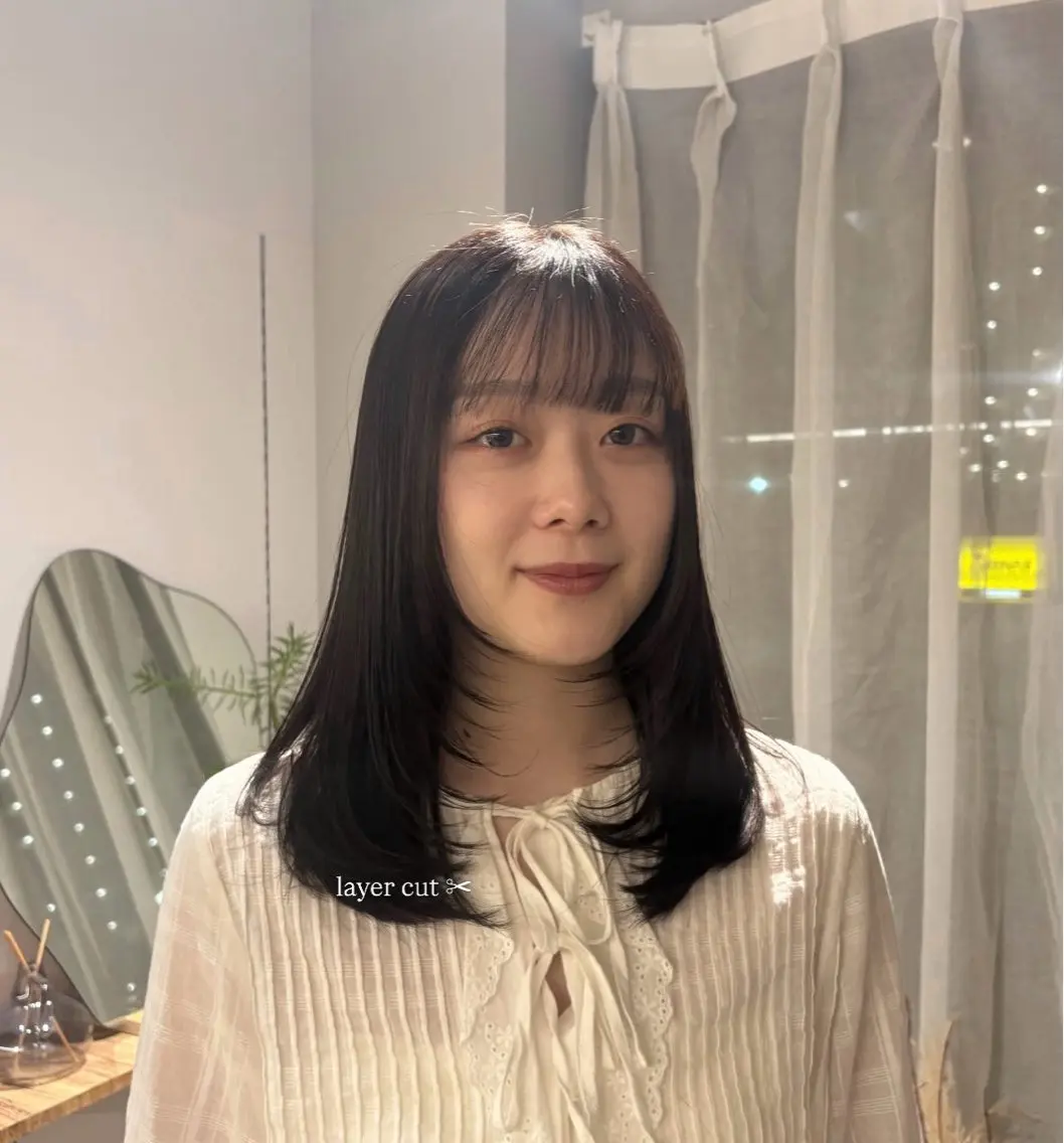 カット(レイヤーカット)✂️の写真