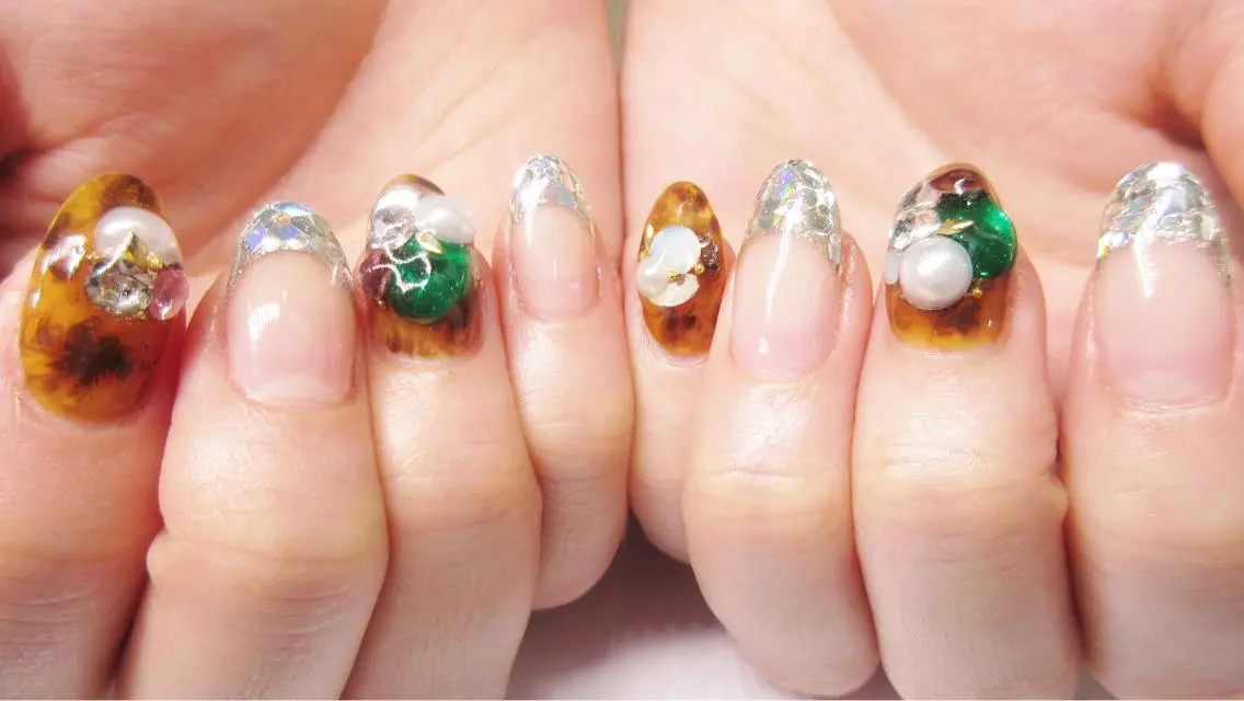 ネイル ハンドネイル nail salon en familleのネイルデザイン