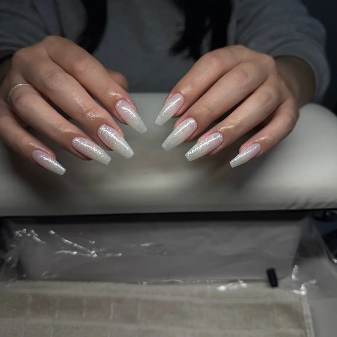 ネイル チークネイル フレンチネイル グラデーション 韓国ネイル マグネットネイル Hana Nailのネイルデザイン