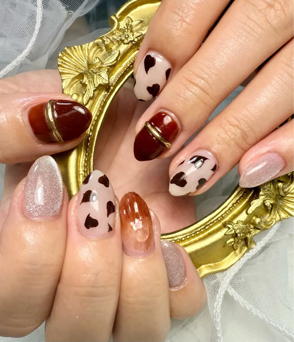 ネイル アートネイル チークネイル フレンチネイル ガラスフレンチ 氷ネイル・うるうるネイル Mai’s nailのネイルデザイン