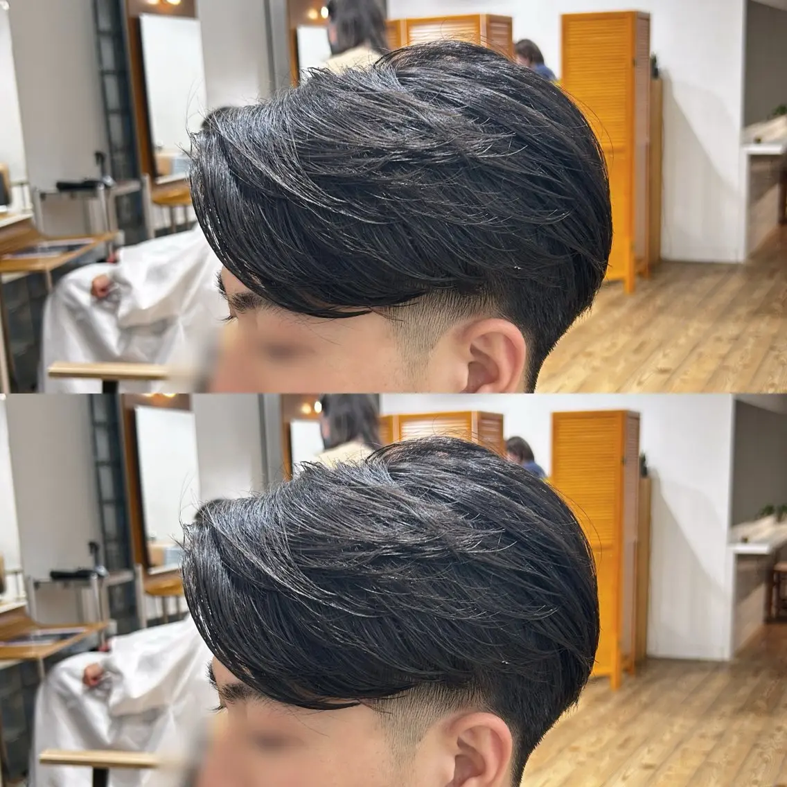 ショート パーマ メンズ センターパート メンズパーマ ニュアンスパーマ Koki/ メンズヘア特化のヘアスタイル