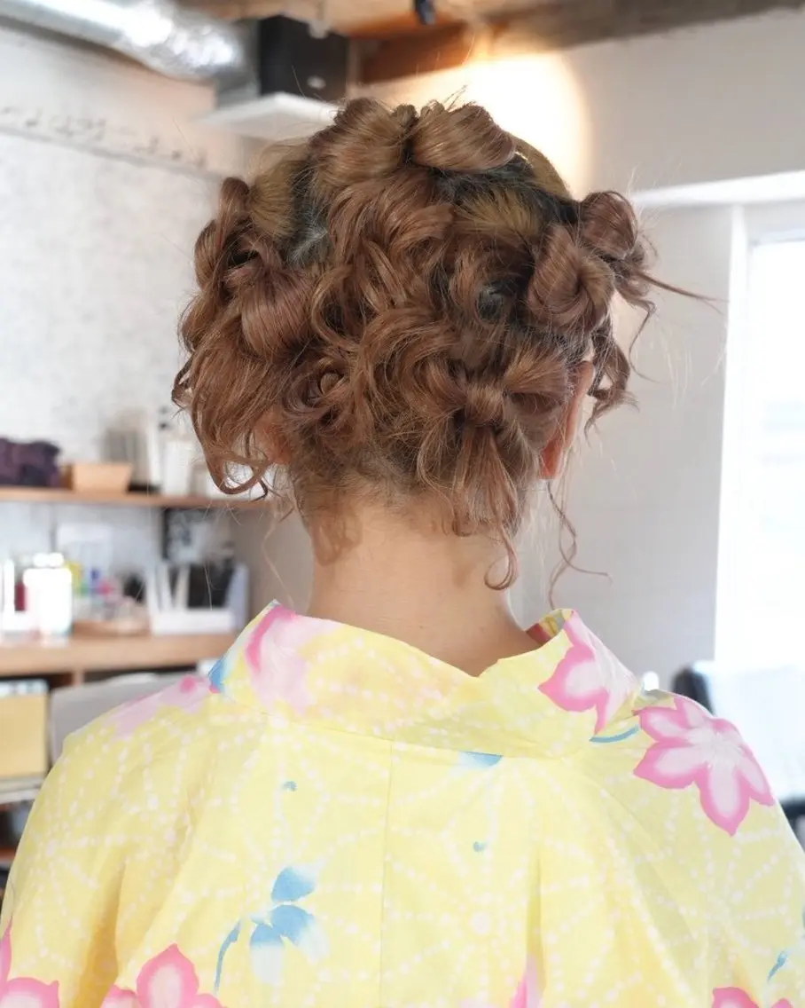 ヘアアレンジ ヘアセット 透明感カラー / レイヤー / Meiのヘアスタイル