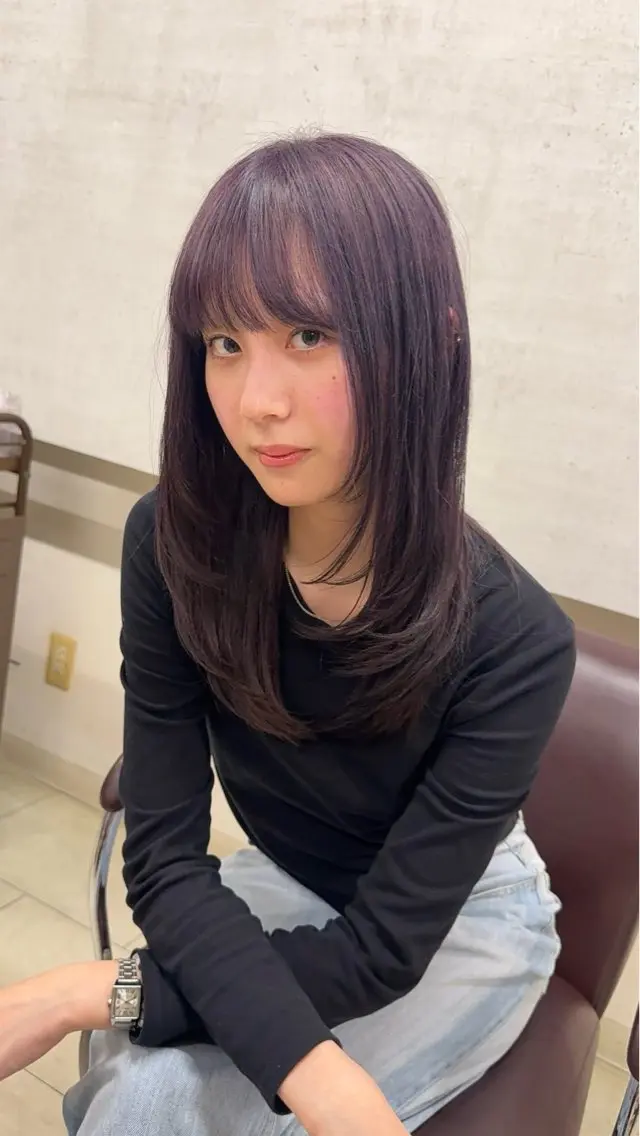 カラー ヘアカラー 掛川 真那斗のヘアスタイル
