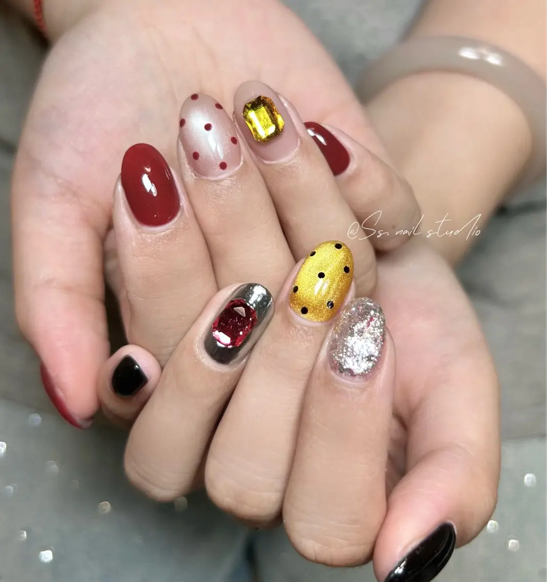 ネイル Ss.nail studio🍒のネイルデザイン