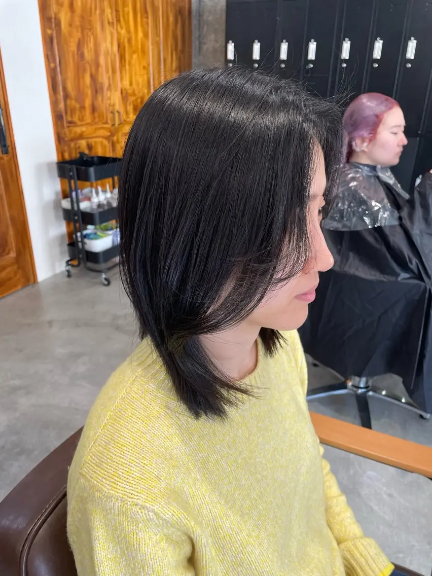 カラー マンツーマン 髪質改善　工藤のヘアスタイル