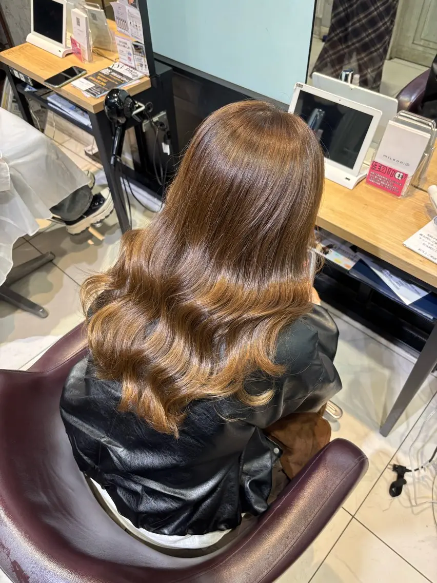 💙ミニモ限定学割U24💙似合わせカット+ブリーチなしダブルカラーの写真