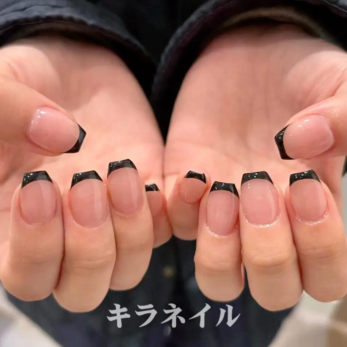 ネイル ハンドネイル 🎀kira 長さだし💗モチ最高のネイルデザイン