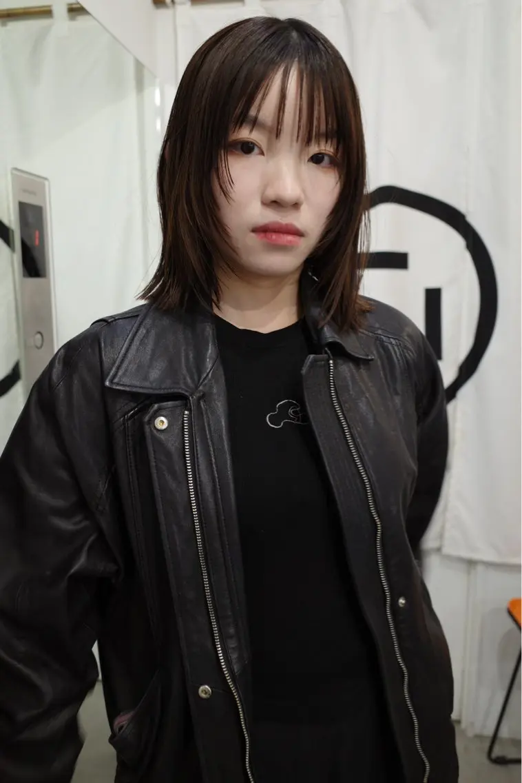 ミディアム 顔まわりレイヤー レイヤーカット 🧚🏼ボブパーマ 歩美のヘアスタイル