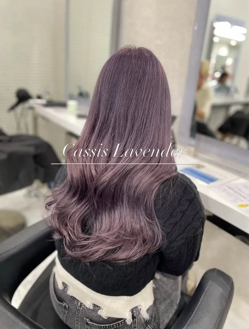 ロング カラー ヘアアレンジ 💜RIO/韓国風 寒色・暖色カラー💜のヘアスタイル