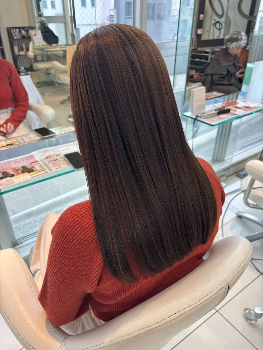 ロング ブリーチ透明感カラー /レイヤー👗しずかのヘアスタイル