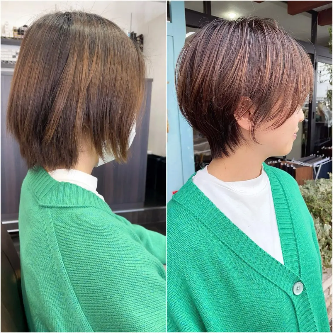 ショート ショートヘア カット ヘアカラー 安藤 まどかのヘアスタイル