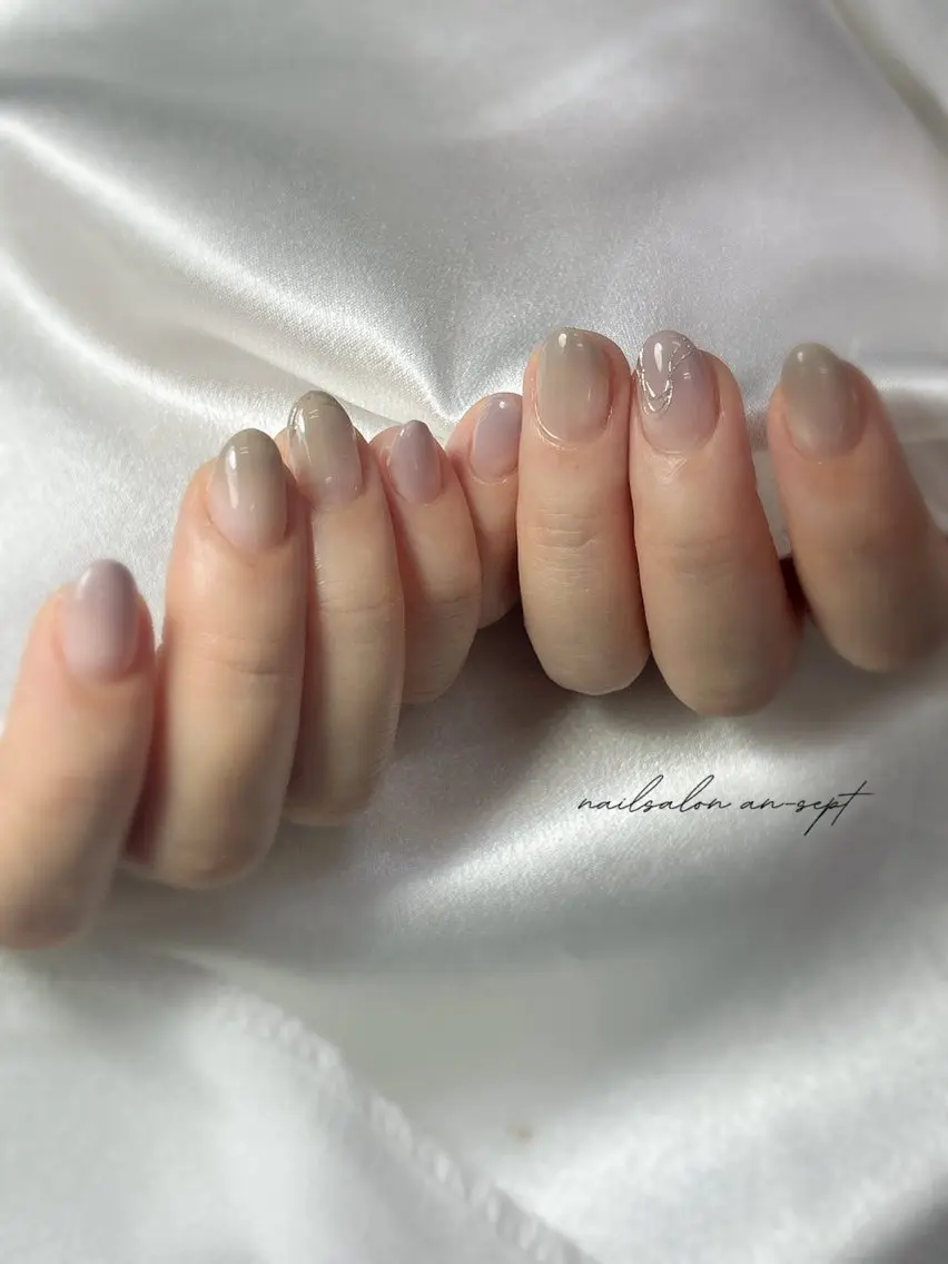 ショート ハンドネイル nail salon an-SEPT.のネイルデザイン