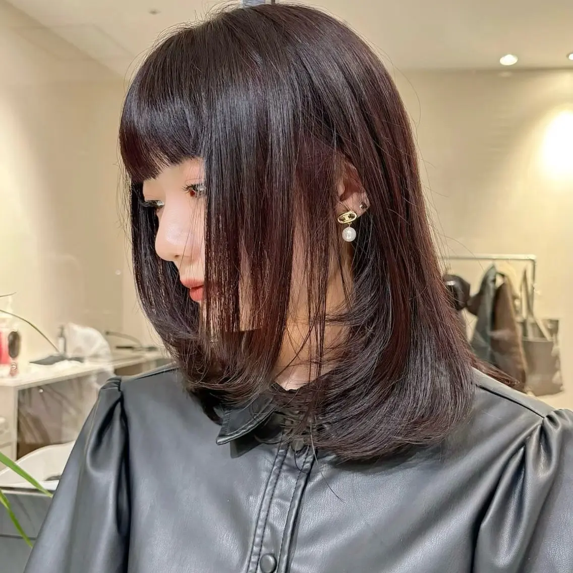 ミディアム カラー アヤカ foto 武蔵小杉のヘアスタイル