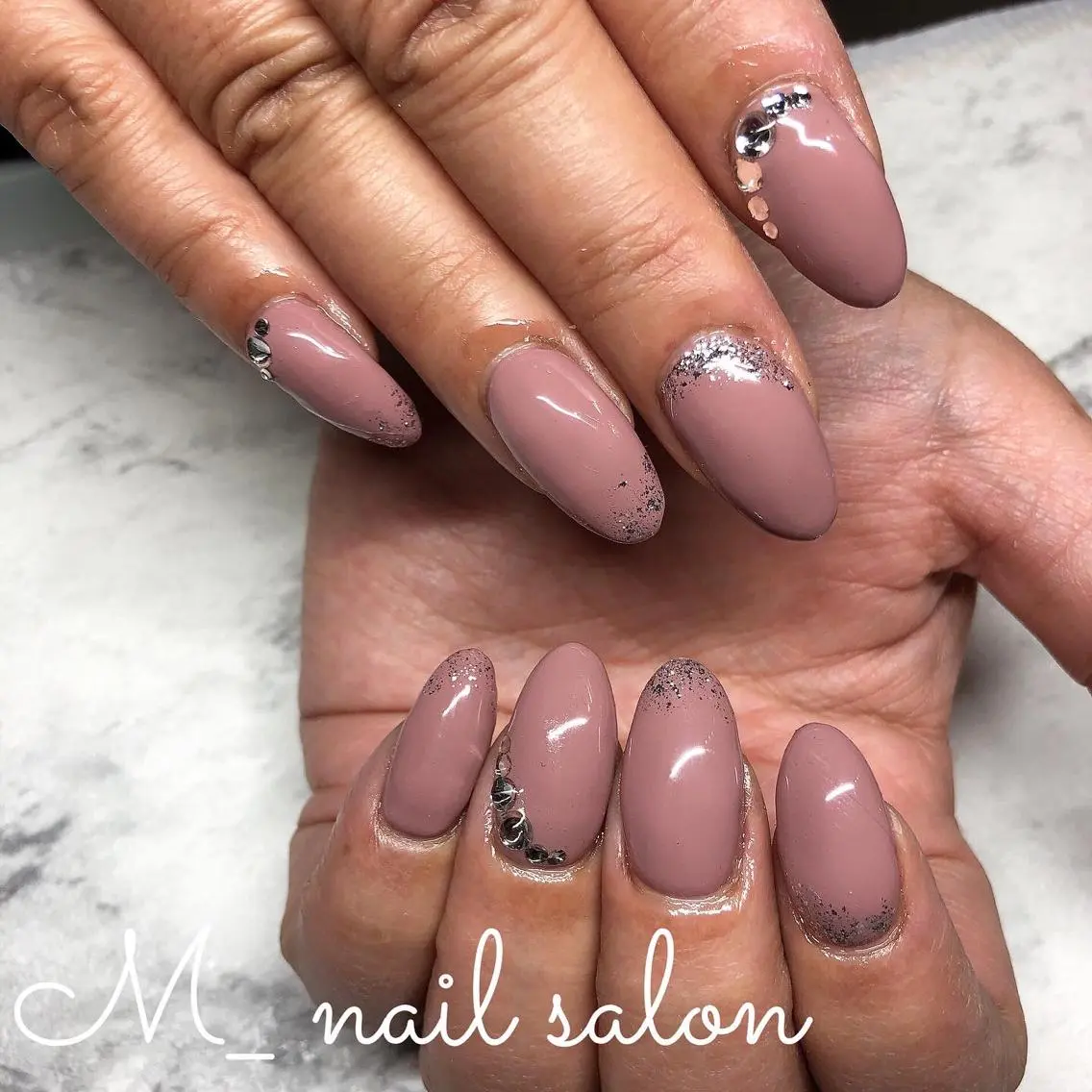ネイル スカルプネイル M_ nail salonのネイルデザイン