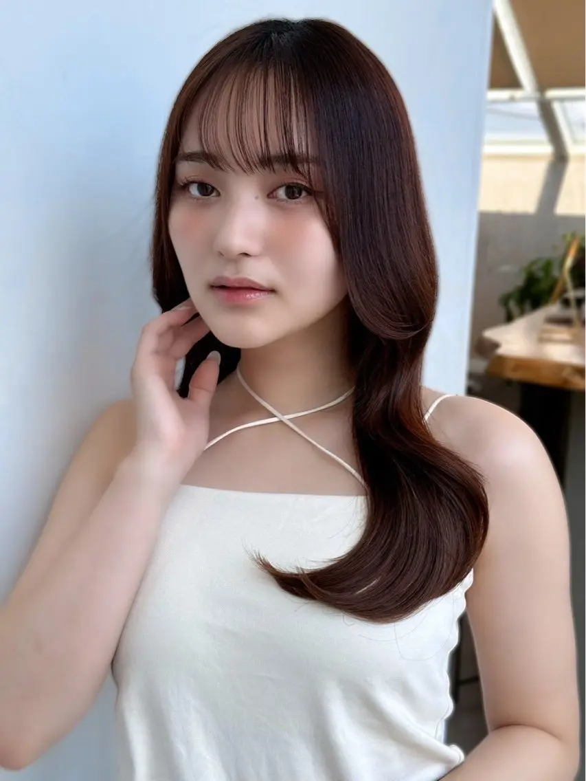 ロング カラー ヘアアレンジ ⭐️巻ける縮毛矯正/ レイヤー　to-kiのヘアスタイル