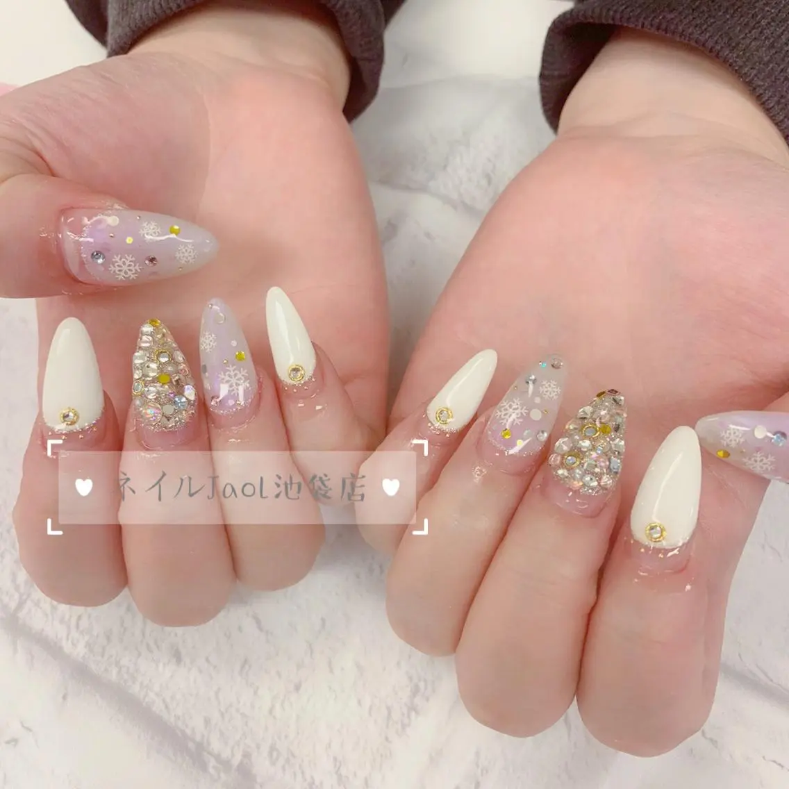ロング ネイルJaol 池袋のネイルデザイン