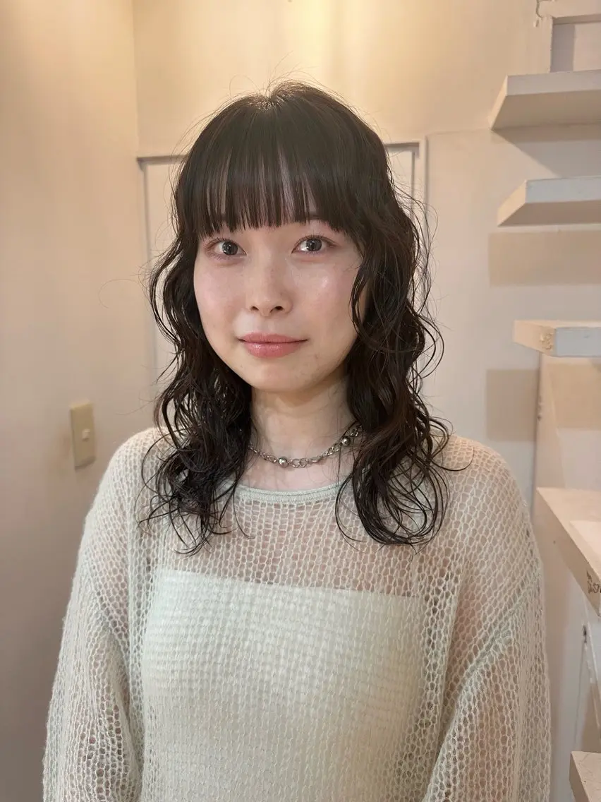 【平日限定】カット+ゼリーパーマ+パーマの持ちupトリートメント【代官山 / ゼリーパーマ/韓国ヘア 】の写真