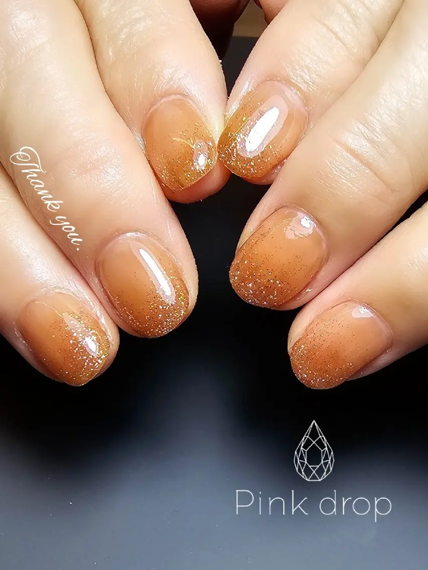 ネイル フラッシュネイル グラデーション pinkdrop _sanaeのネイルデザイン