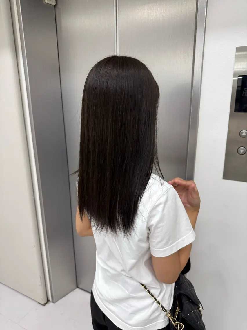 ちゅるん髪縮毛矯正🫧の写真