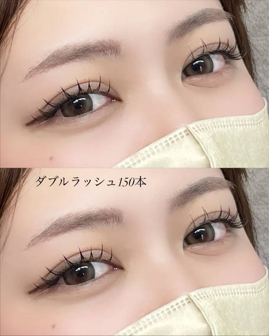 【人気No.1🖤】ダブルラッシュ150本の写真