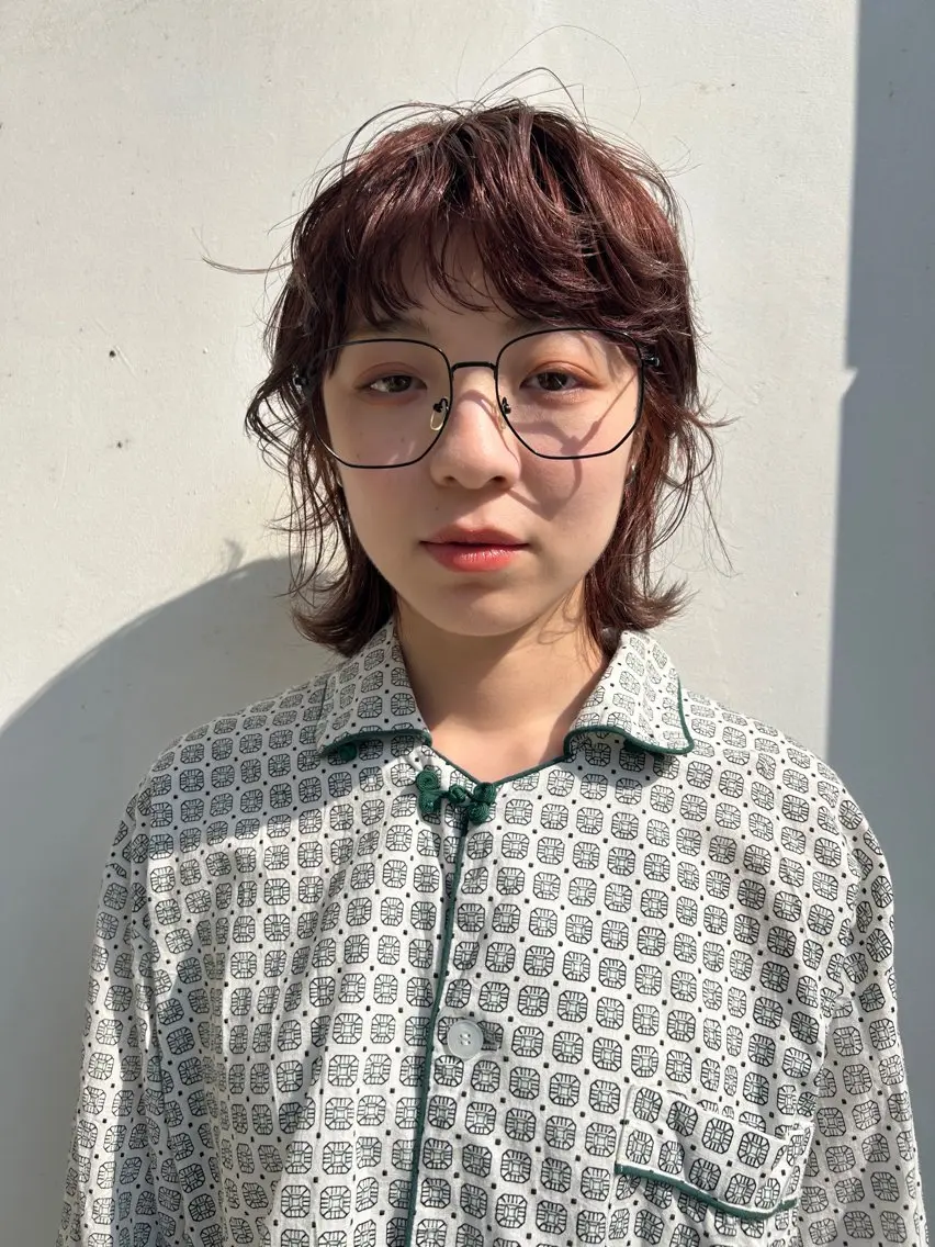 ショート カラー ブラウンカラー ピンクカラー ピンクブラウン baLon.fem/ 澤田 奈々子のヘアスタイル